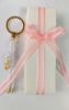 Picture of 10 pcs Keychain Baptism favors gold cross evil eye